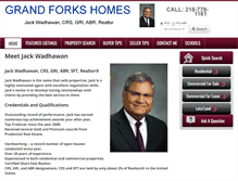Tablet Screenshot of grandforkshomes.com